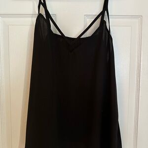 Black Strappy Camisole Top
